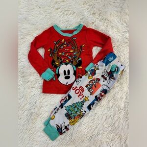 disney christmas holiday pajama set